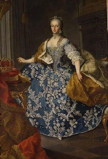 Portrait of Maria Josepha of Bavaria Holy Roman Empress, unknow artist